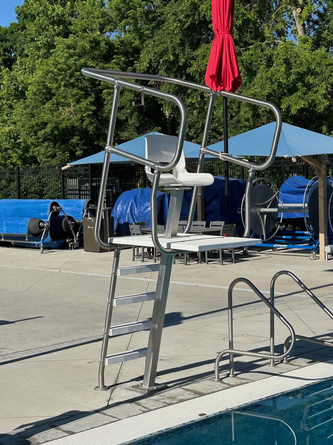 Hyalite stainless steel lifeguard chair